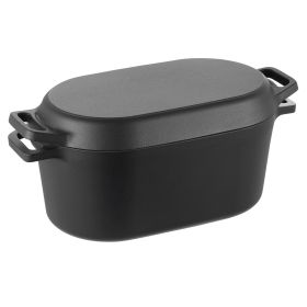 VEVOR Enameled Cast Iron Dutch Oven, 3.5 Quart Pot with Lid and Dual Handles, Heavy-Duty Durable Cookware Pan VEVOR Enameled Cast Iron Dutch Oven, 3.5 Quart Pot with Lid and Dual Handles, Heavy-Duty Durable Cookware Pan